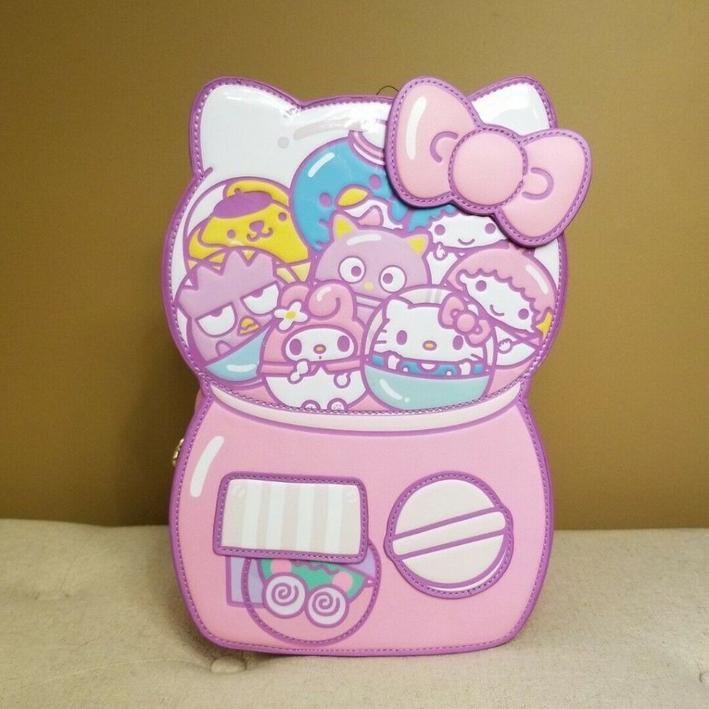 Loungefly Sanrio Hello Kitty & Friends GumBall Kawaii Machine Backpack N…